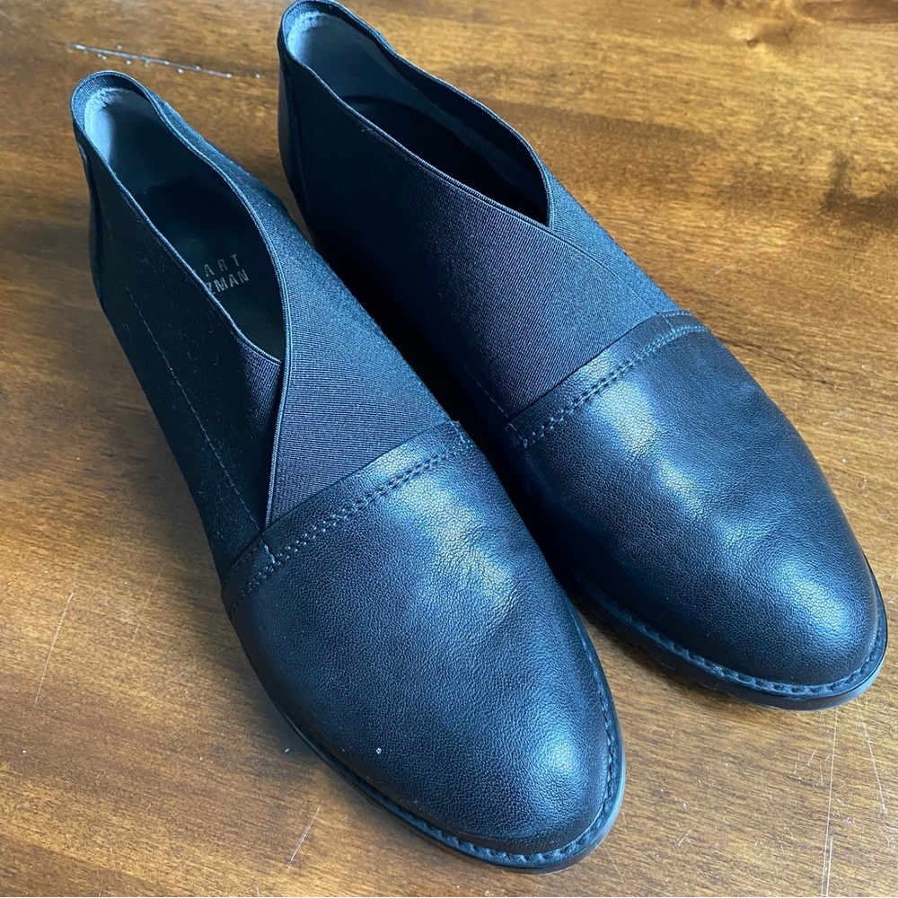 Stuart Weitzman Elastic Ankle Booties